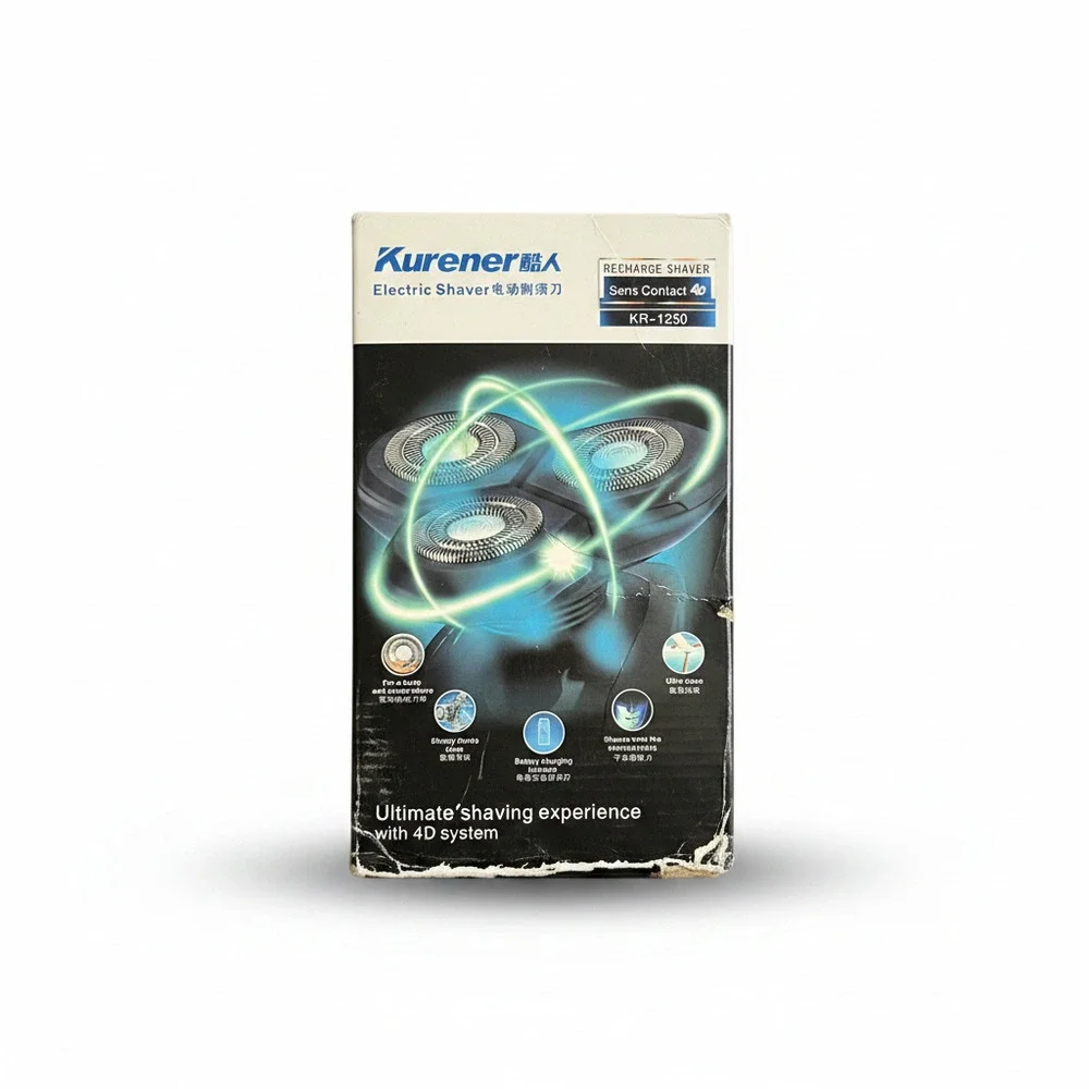 Kurener Electric Shaver (Open Package) Model KR-1250